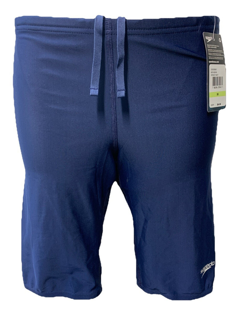 Speedo 267241 Men's Jammer ProLT Solid Swimwear Short Navy Size 30 Swimsuit Pull